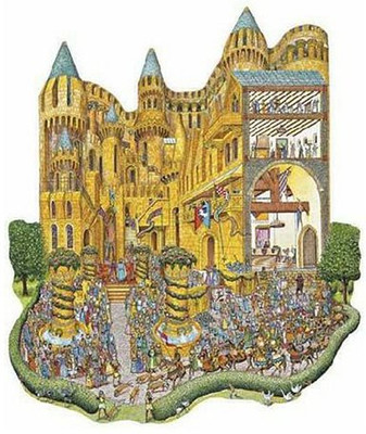 

FX Schmid t Royal Festival Castle Al Lorenz Shaped(1000 Pieces)
