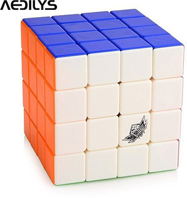 

AEDILYS Cyclone Boys Speed Cube 4X4 Stickerless Enhanced Version Smooth Magic Cube Puzzles Educational Toy Special Toys(1 Pieces)