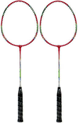 

Nano-X MP-800Red Multicolor Strung Badminton Racquet(S2, 90 g)