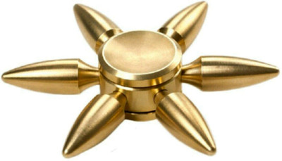 

QUALITY Golden Bullet Fidget hand Spinner Toy with Stainless Steel bearing(Gold)