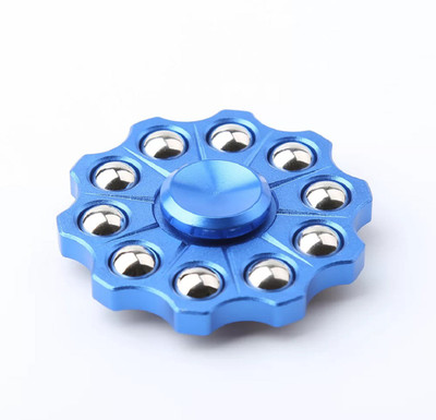 

Montez 10 Ball High Speed Metal Fidget Spinner Toy (blue)(Multicolor)