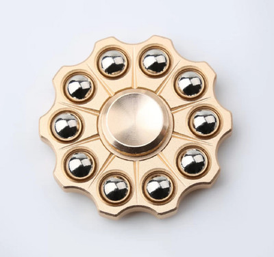

Montez 10 Ball High Speed Metal Fidget Spinner Toy (gold)(Multicolor)