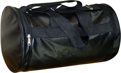 Meebaw Faux Leather Kit Bag(Black, Kit Bag