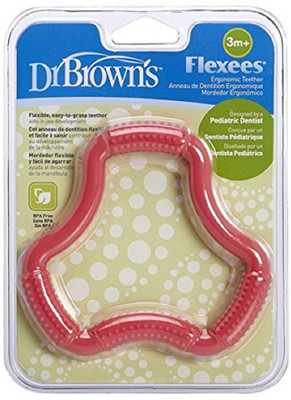 

Dr. Brown's A Shaped Teether, Red Flexees Teether(Red)