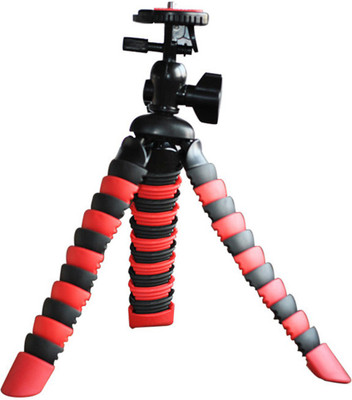 

Taslar Long heavy Flixible with mobile mount Holder and screws Tripod(Black, Red, Supports Up to 2 g)