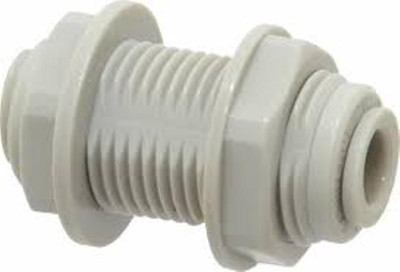 

Pk Aqua - 2 PcsRO BULK Head/ Cabinet Body Connector Suited for all type of RO Models-3/8" Solid Filter Cartridge(0.5, Pack of 1)