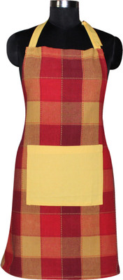 AIRWILL Cotton Home Use Apron - Free Size(Multicolor, Single Piece)