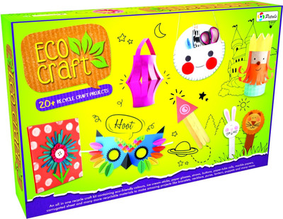

SARTHAM Eco Craft - Recycle Craft Kit - 20+ Recycle Craft Projects