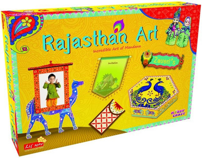 

SARTHAM Rajasthan Art and Craft Kit - Incredible Art of Mandana