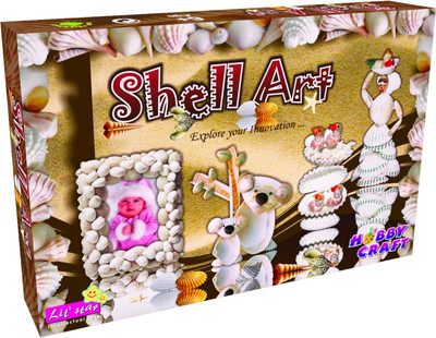 

SARTHAM Shell Art - An Unique Craft Kit - With Six Different Assortments of Shells