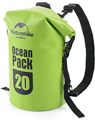 

Swarish Waterproof Outdoor Ocean Pack Dry Bag Sack Travel Storage Bag Organizer 20 L Backpack(Green)