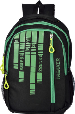 

TREKKER TBKN7 14 L Backpack(Black, Green), N7blk