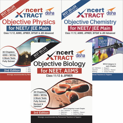 NCERT Xtract � Objective Physics, Chemistry, Biology for NEET, Class 11/ 12, AIIMS, JIPMER 2nd Edition(English, Paperback, Disha Experts)