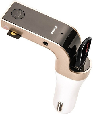

SUNRISE 2.5 Amp Turbo Car Charger(Grey, White), Silver;white
