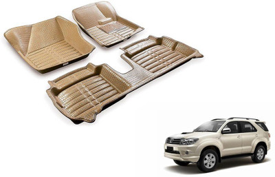 Accedre Leather 5D Mat For  Toyota Fortuner Old(Beige)