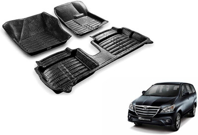 Accedre Leather 5D Mat For  Toyota Innova(Black)
