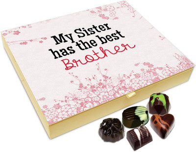 

Chocholik Rakhi Gift Box - My Sister Has Amazing And Best Brother Chocolate Box For Brother / Sister - 20pc Truffles(240 g)