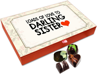 

Chocholik Raksha-bandhan Gift Box - Loads Of Love Chocolates Box For Brother / Sister - 12pc Truffles(144 g)