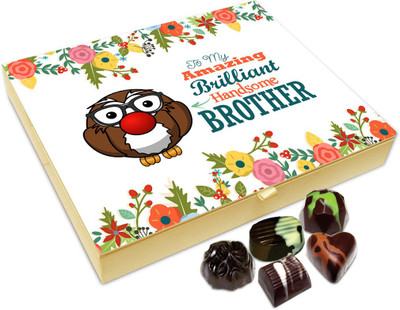 

Chocholik Raksha-bandhan Gift Box - Brilliant Handsome Brother Chocolate Box For Brother / Sister - 20pc Truffles(240 g)