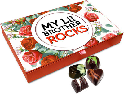 

Chocholik Rakshabandan Gift Box - Divine Chocolates For Brother / Sister - 12pc Truffles(144 g)