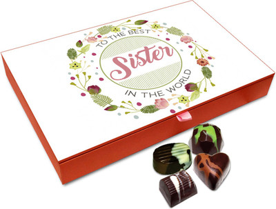 

Chocholik Rakhi Gift Box - Flavorsome Chocolates For Brother / Sister - 12pc Truffles(144 g)