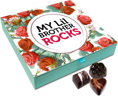 Chocholik Rakshabandan Gift Box - Divine Chocolates For Brother / Sister - 9pc Truffles(108)