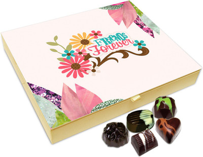 

Chocholik Friendship Gift - We Are Friends Forever Chocolate Box For Friends - 20 Pc Truffles(240 g)
