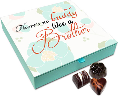 

Chocholik Rakshabandan Gift Box - Best Buddy Chocolate Box For Brother / Sister - 9pc Truffles(108)