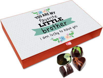 

Chocholik Raksha-bandhan Gift Box - Flavorful Chocolates For Brother / Sister - 12pc Truffles(144 g)