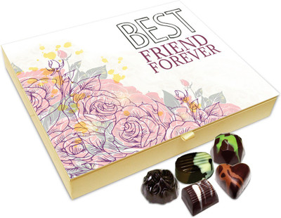 

Chocholik Friendship Gift - Stay Happy My Best Friend Chocolate Box For Friends - 20 Pc Truffles(240 g)