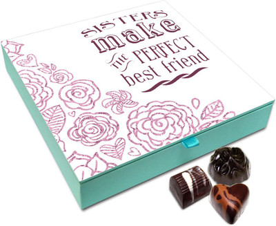 

Chocholik Raksha-bandhan Gift Box - Sister Make The Perfect Chocolate Box For Brother / Sister - 9pc Truffles(108)