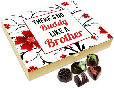 

Chocholik Raksha-bandhan Gift Box - There Is No Buddy Like A Big Brother Chocolate Box For Brother / Sister - 20pc Truffles(240 g)