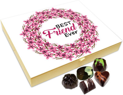 

Chocholik Friendship Gift - Best Friend Forever Chocolate Box For Friends - 20 Pc Truffles(240 g)