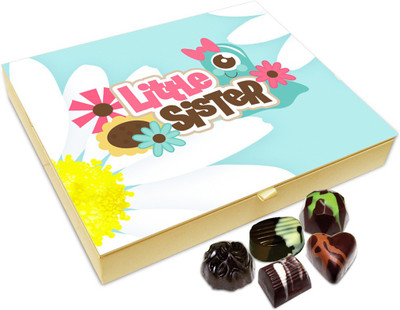 

Chocholik Rakhi Gift Box - My love For Little Sister Chcolate Box For Brother / Sister - 20pc Truffles(240 g)