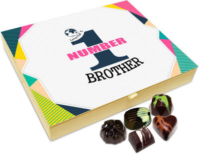 

Chocholik Raksha-bandhan Gift Box - World's No. One Bro Chocolate Box For Brother / Sister - 20pc Truffles(240 g)