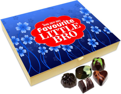 Chocholik Raksha-bandhan Gift Box - Favorite Sweet Little Brother Chocolate Box For Brother / Sister - 20pc Truffles(240 g)