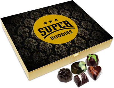

Chocholik Friendship Gift - Super Buddies Chocolate Box For Friends - 20 Pc Truffles(240 g)