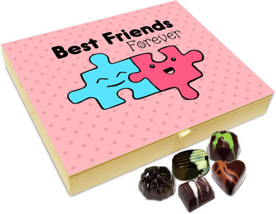 

Chocholik Friendship Gift - We Are Best Friends Forever Chocolate Box For Friends - 20 Pc Truffles(240 g)