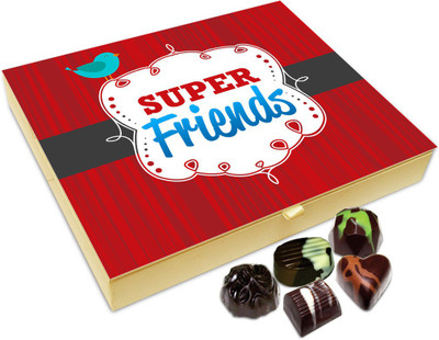 

Chocholik Friendship Gift - You All Are Super Friends Chocolate Box For Friends - 20 Pc Truffles(240 g)