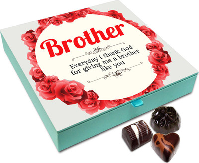 

Chocholik Rakhi Gift Box - A sweet delight Yummy Chocolate Box For Brother / Sister - 9pc Truffles(108)