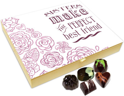 

Chocholik Raksha-bandhan Gift Box - Sister Make The Perfect Chocolate Box For Brother / Sister - 20pc Truffles(240 g)