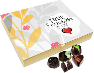 

Chocholik Friendship Gift Box - True Friendship Is Like Love Chocolate Box For Friends - 20pc Truffles(240 g)