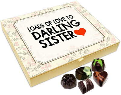 

Chocholik Raksha-bandhan Gift Box - Loads Of Love Chocolates Box For Brother / Sister - 20pc Truffles(240 g)