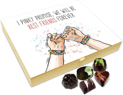 

Chocholik Friendship Gift - We Will Be Best Friends forever Chocolate Box For Friends - 20 Pc Truffles(240 g)