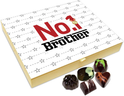 

Chocholik Rakshabandan Gift Box - No. One Brother Chocolate Box For Brother / Sister - 20pc Truffles(240 g)