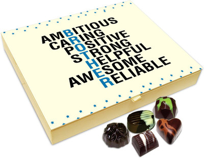 

Chocholik Raksha-bandhan Gift Box - Perfect Bro Chocolate Box For Brother / Sister - 20pc Truffles(240 g)