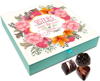 

Chocholik Rakshabandan Gift Box - Charming Chocolate For Brother / Sister - 9pc Truffles(108)