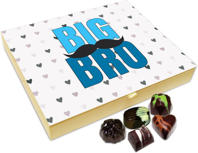 

Chocholik Rakhi Gift Box - My Big Bro Is Awesome Chocolate Box For Brother / Sister - 20pc Truffles(240 g)