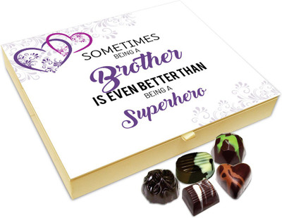

Chocholik Rakshabandan Gift Box - Sometime Being A Brother Chocolate Box For Brother / Sister - 20pc Truffles(240 g)