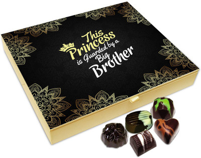 

Chocholik Rakhi Gift Box - Charming Relation Chocolates Truffle Box For Brother / Sister - 20pc Truffles(240 g)
